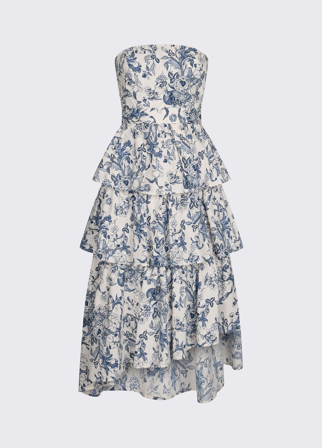 Asymmetrisches Bustierkleid Blau Liu Jo - large image number 6