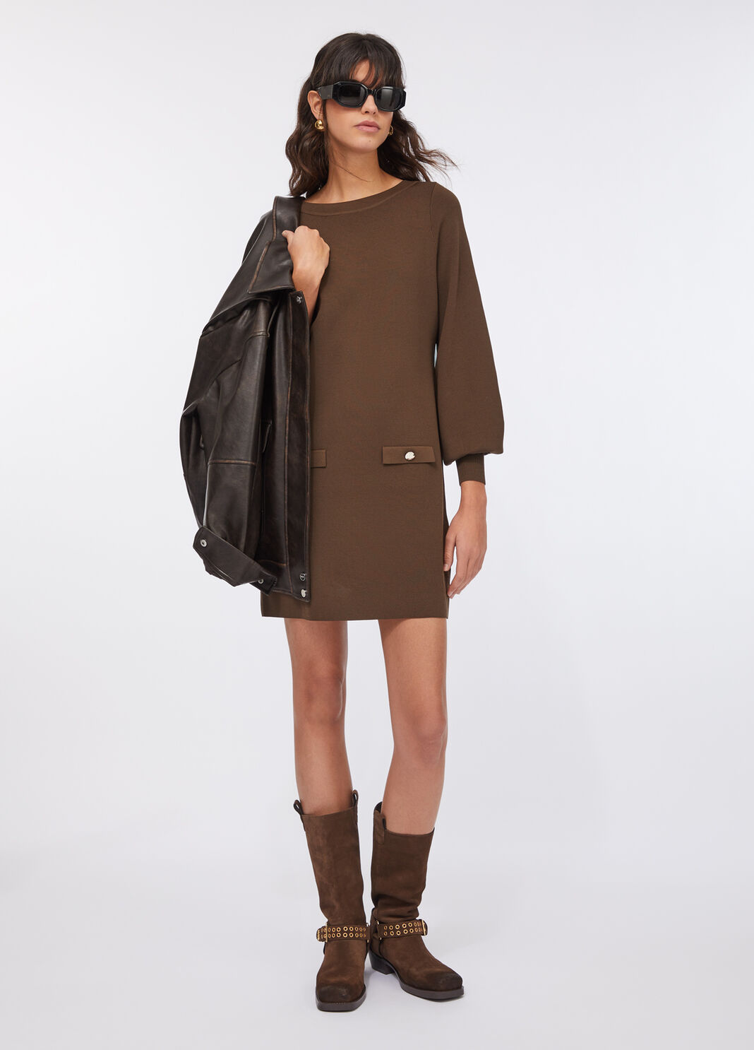 Robe en maille pin Liu Jo - large image number 5