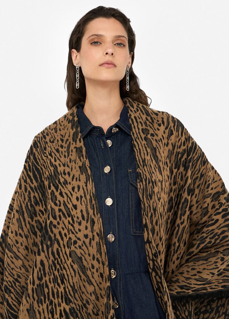 Animal-print poncho animal print Liu Jo - medium Animal-print poncho animal print Liu Jo - medium