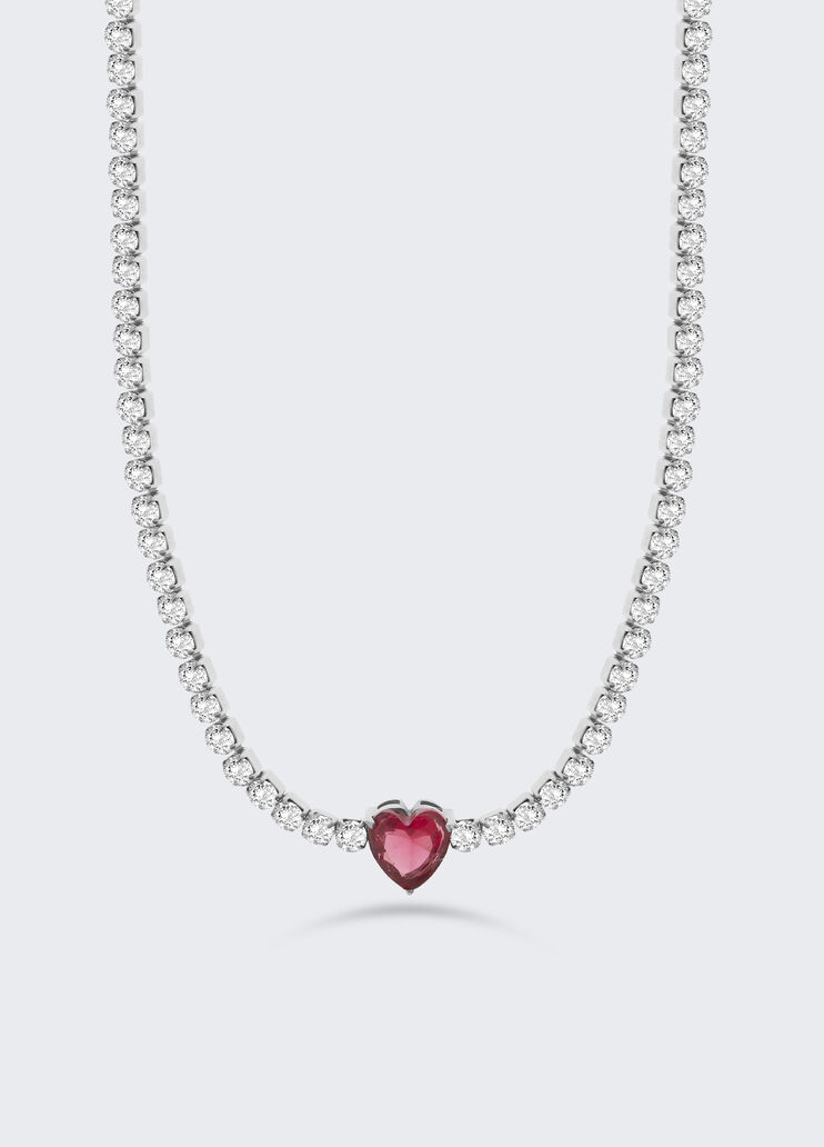 Necklace with jewel heart red Liu Jo - large image number 0 Necklace with jewel heart red Liu Jo - large image number 0