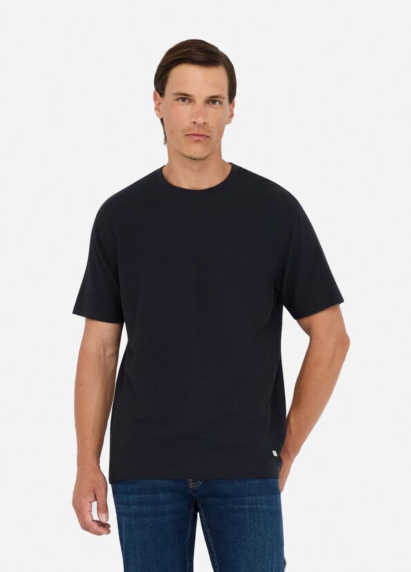 Cotton T-shirt dark blue Liu Jo - large image number 0