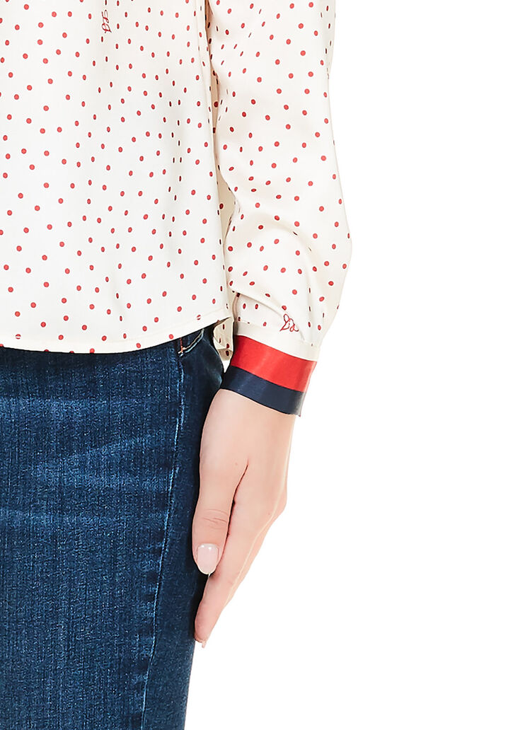 Shirt with bow Light pink with polka-dots Liu Jo - large image number 2 Shirt with bow Light pink with polka-dots Liu Jo - large image number 2