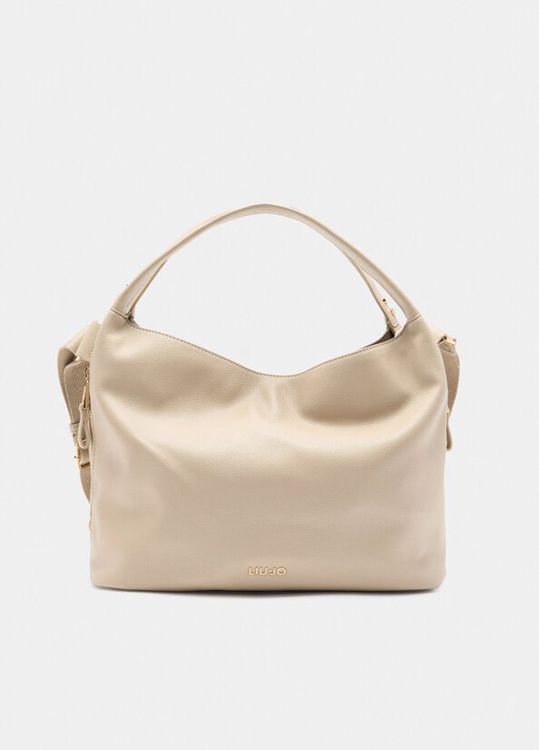Medium hobo bag beige Liu Jo - medium