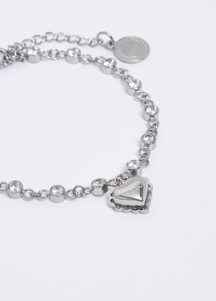 Armband mit Anh&auml;nger a Herz silber Liu Jo - medium
