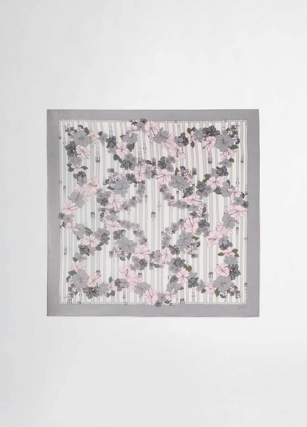 Floral scarf black Liu Jo - large image number 2