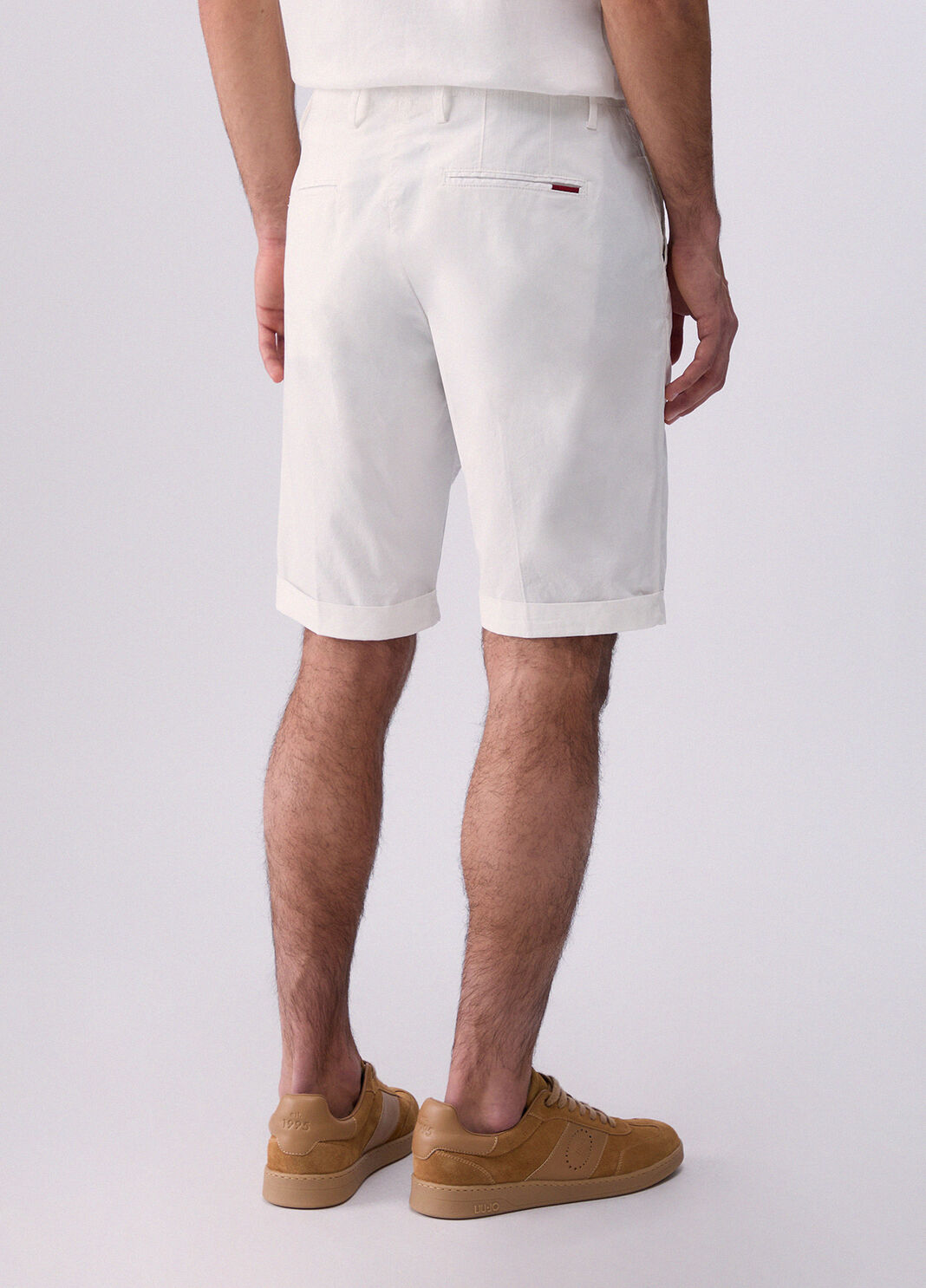 Slim fit Bermuda shorts white Liu Jo - large image number 1
