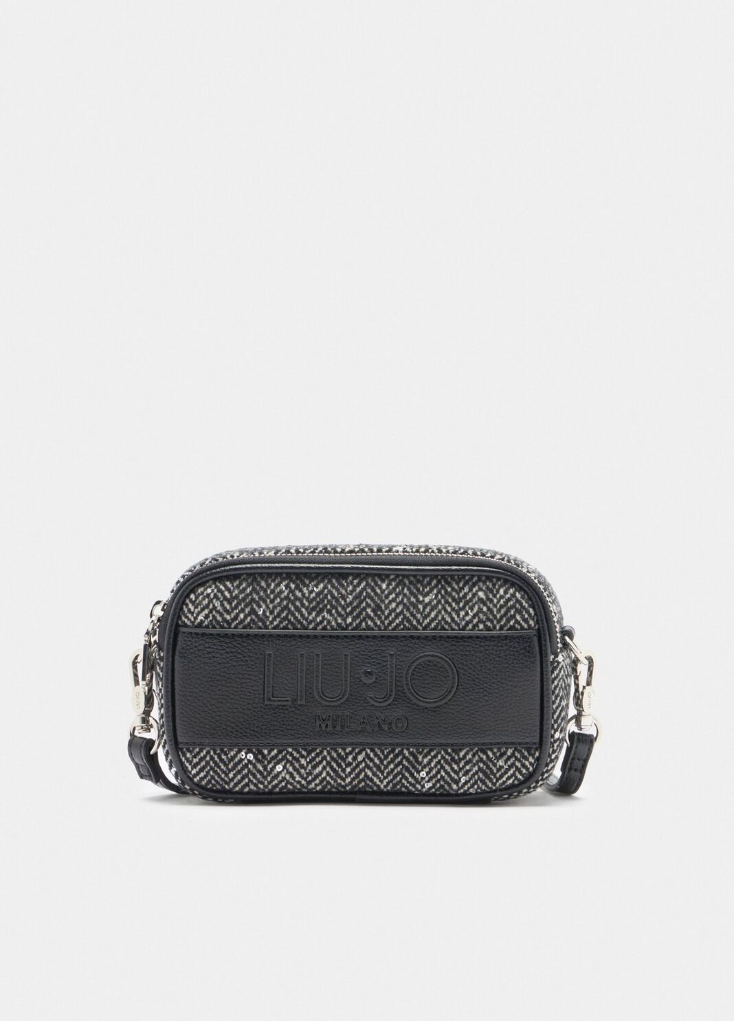Small chevron bag with sequins black Liu Jo - large image number 0
