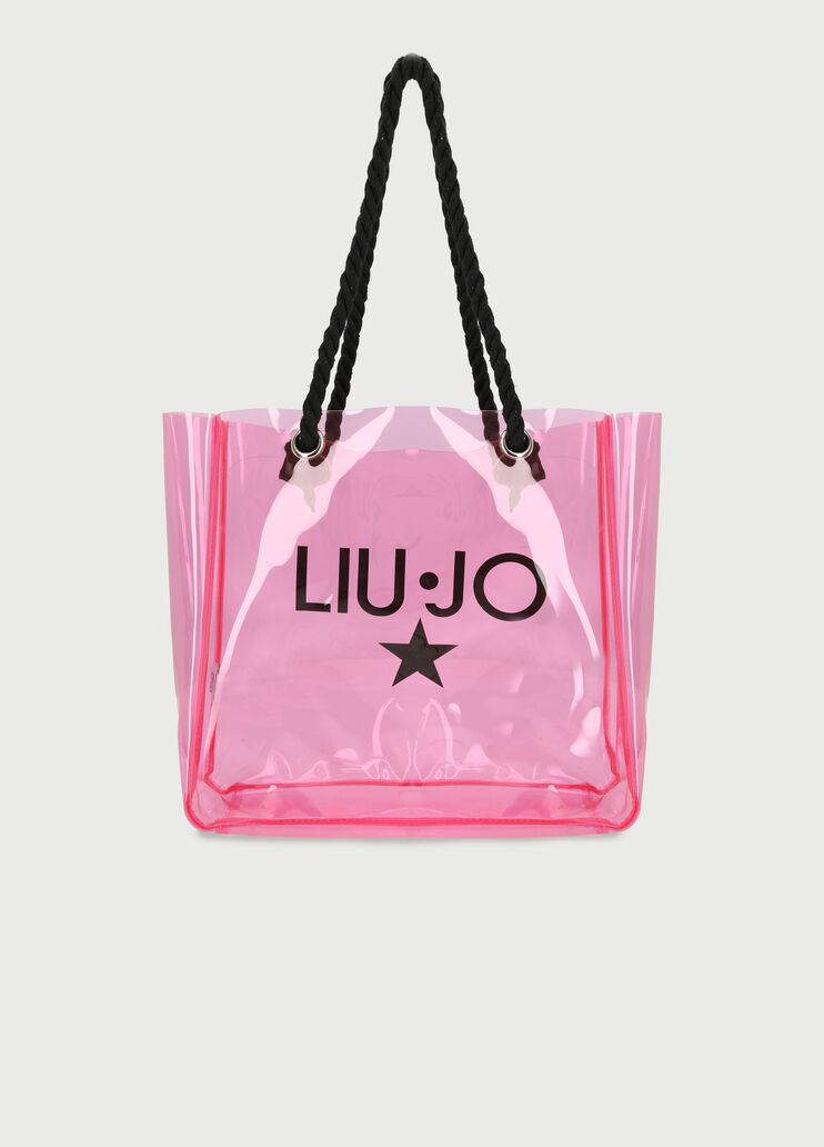 Borsa da spiaggia Rosa scuro Liu Jo - large image number 0