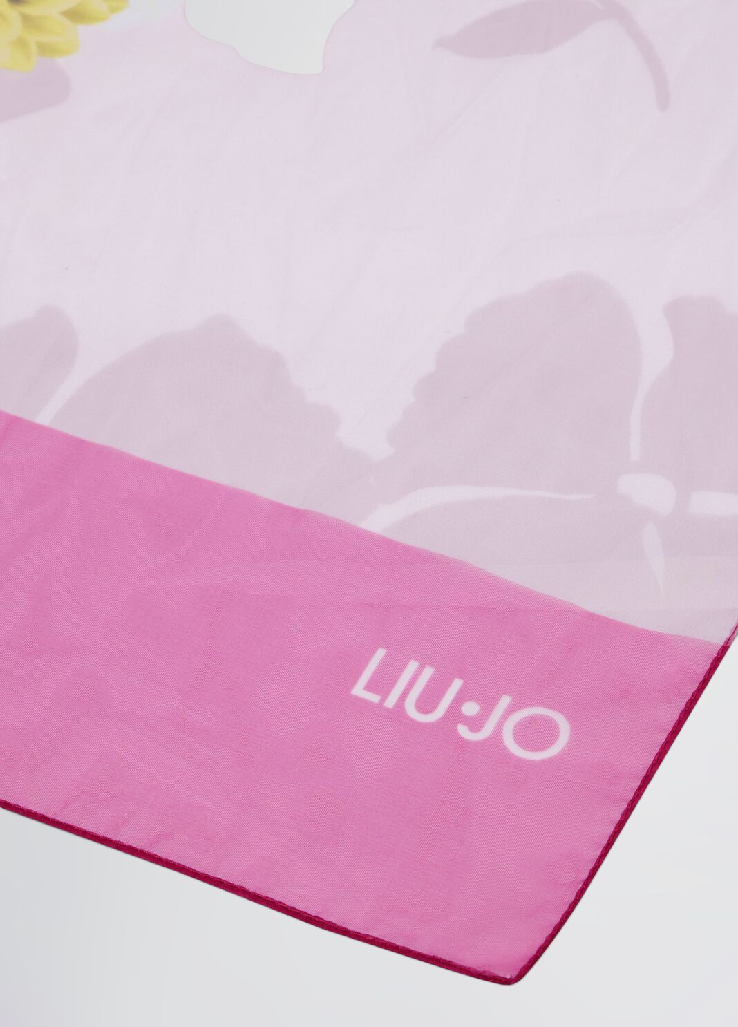 Floral shawl with logo pink Liu Jo - large image number 0