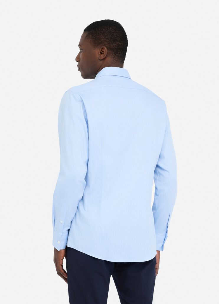 Chemise en coton imprimé bleu clair Liu Jo - large image number 1 Chemise en coton imprimé bleu clair Liu Jo - large image number 1