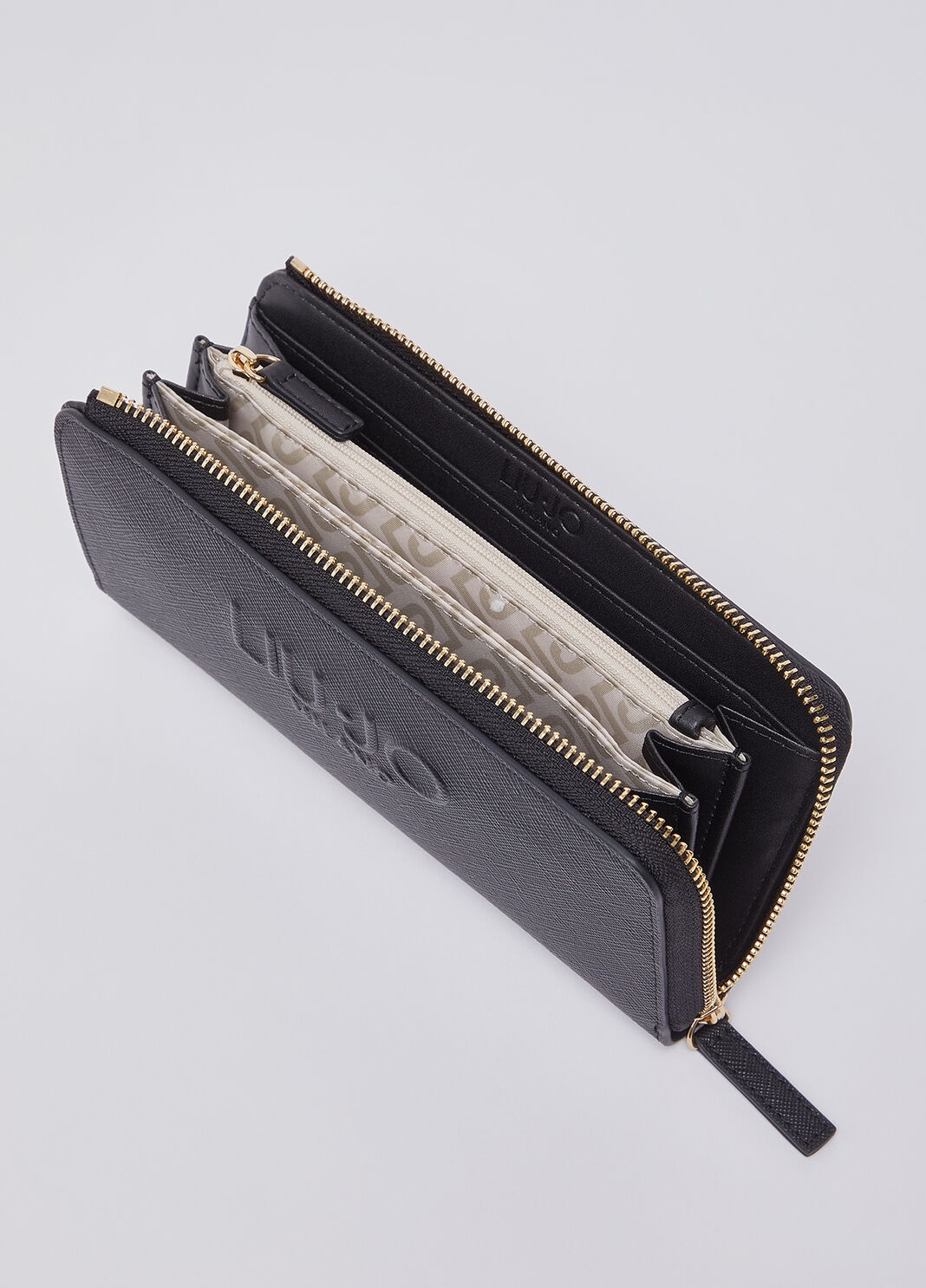 Large purse with zip black Liu Jo - large image number 3