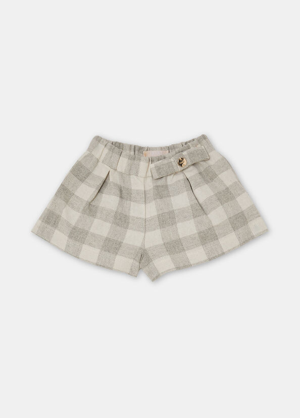 Check fabric shorts grey Liu Jo - medium