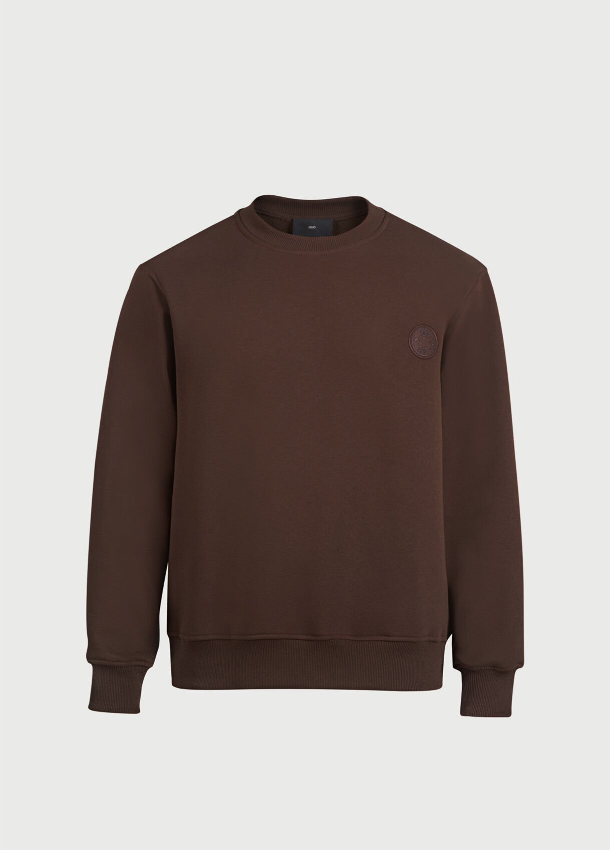 dark brown sweatshirt