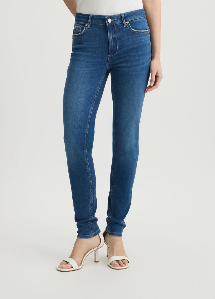 High-rise skinny jeans dark denim Liu Jo - medium High-rise skinny jeans dark denim Liu Jo - medium