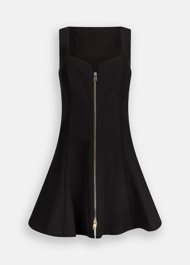 Kurzes Kleid mit Reißverschluss Schwarz Liu Jo - large image number 6