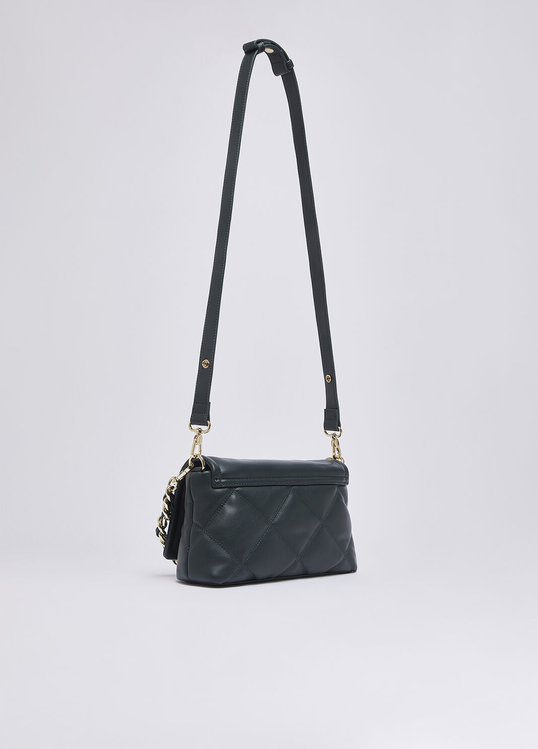 Medium LaPuffy Bag with Quilted Design dark green Liu Jo - large image number 3