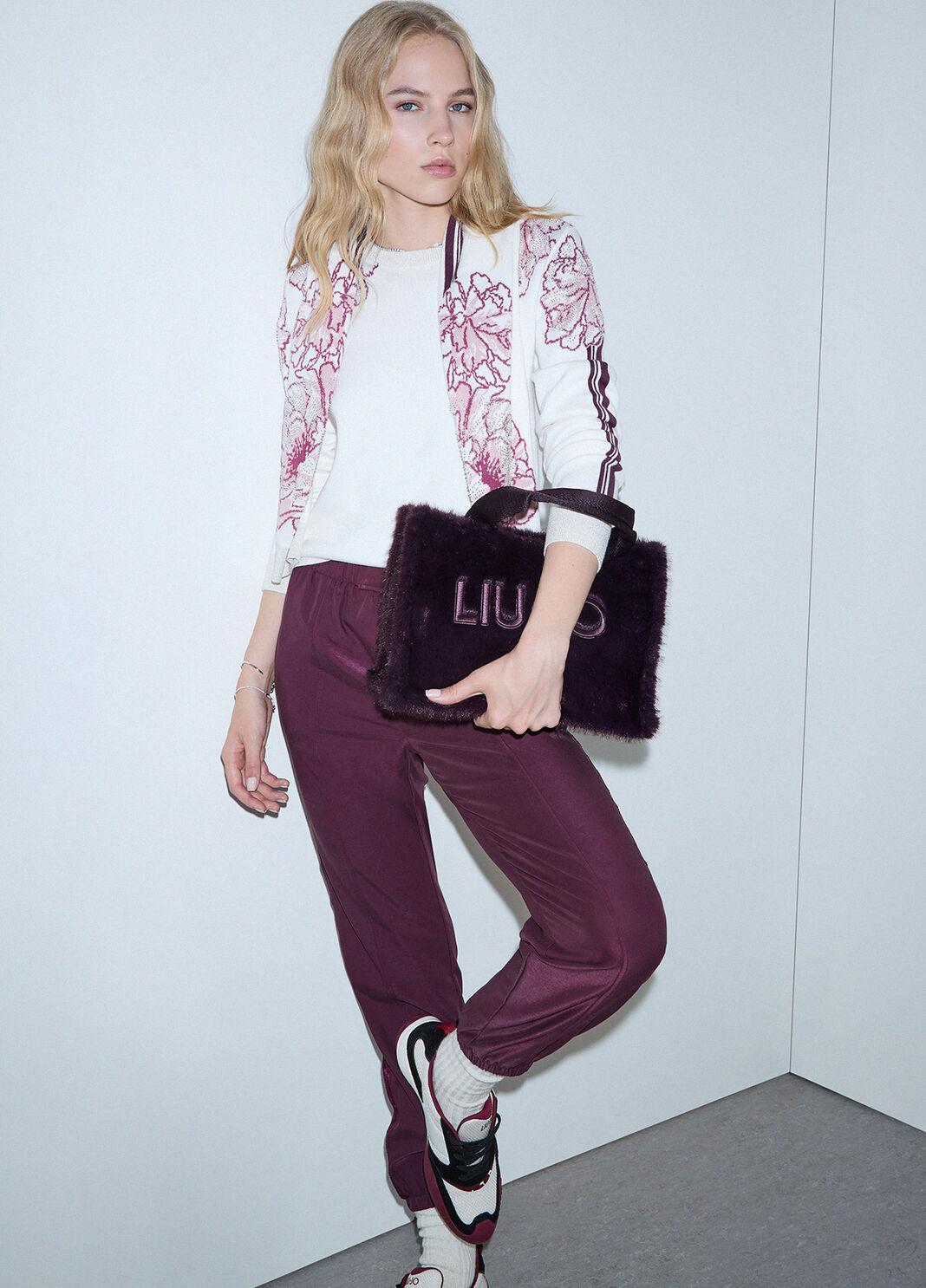 Jacquard Sweater white Liu Jo - large image number 3