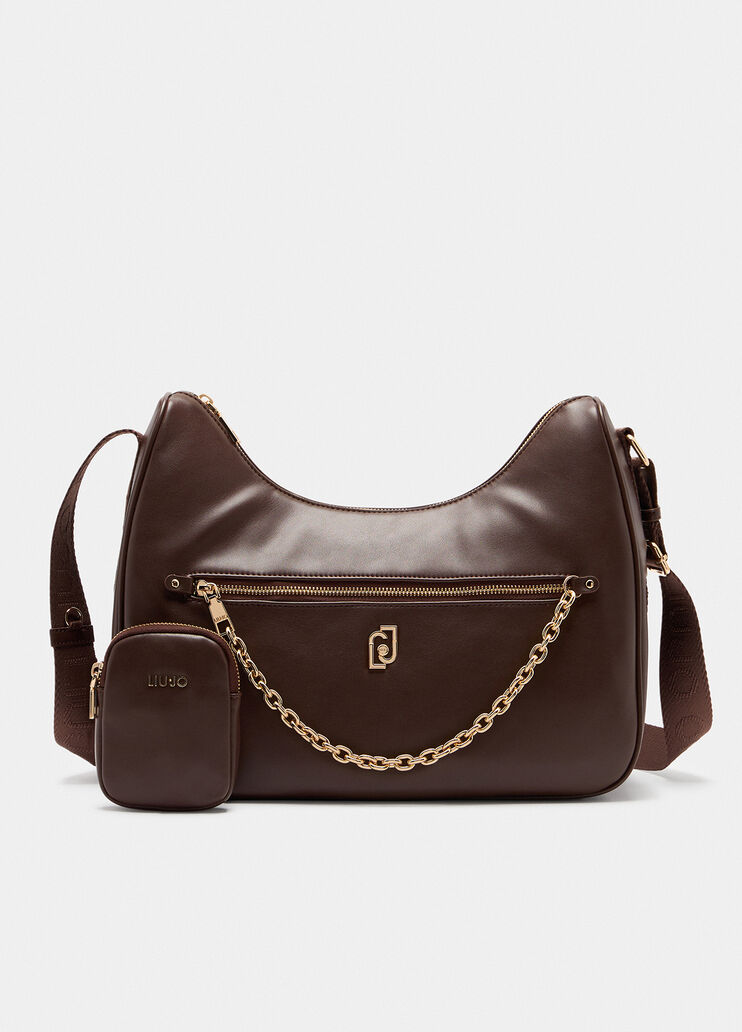 Medium shoulder bag with coin purse dark brown Liu Jo - medium Medium shoulder bag with coin purse dark brown Liu Jo - medium