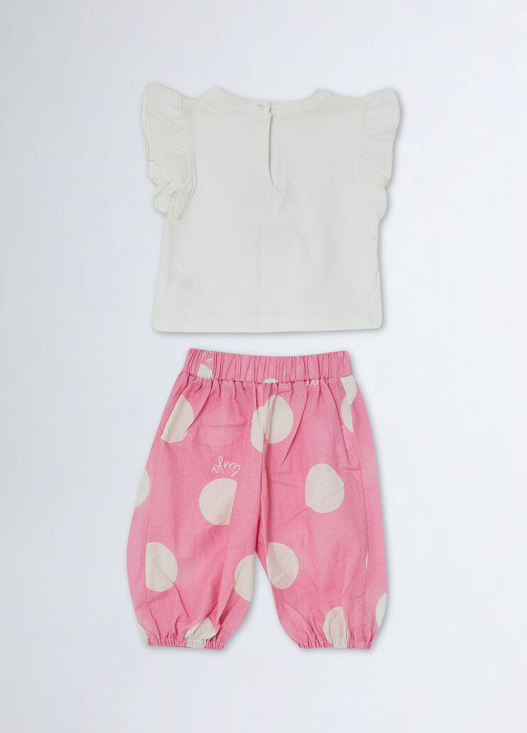 Polka-dot baby girl’s set pink Liu Jo - medium Polka-dot baby girl’s set pink Liu Jo - medium