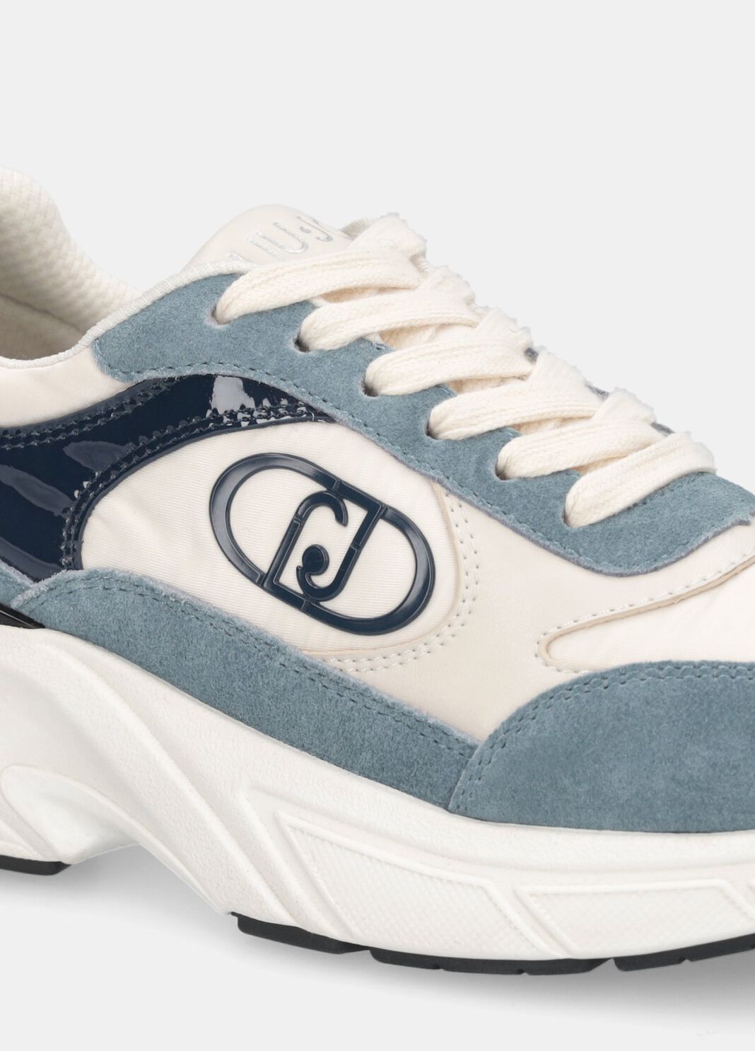 Suede and nylon sneakers beige Liu Jo - large image number 3