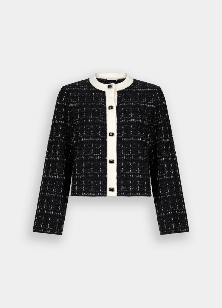 Jacke aus Wollgemisch Schwarz Liu Jo - large image number 6