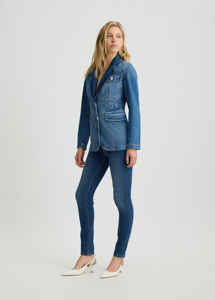 Bottom Up skinny jeans dark denim Liu Jo - large image number 3 Bottom Up skinny jeans dark denim Liu Jo - large image number 3