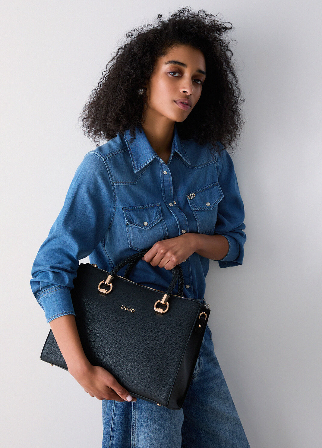 Medium satchel black Liu Jo - large image number 0