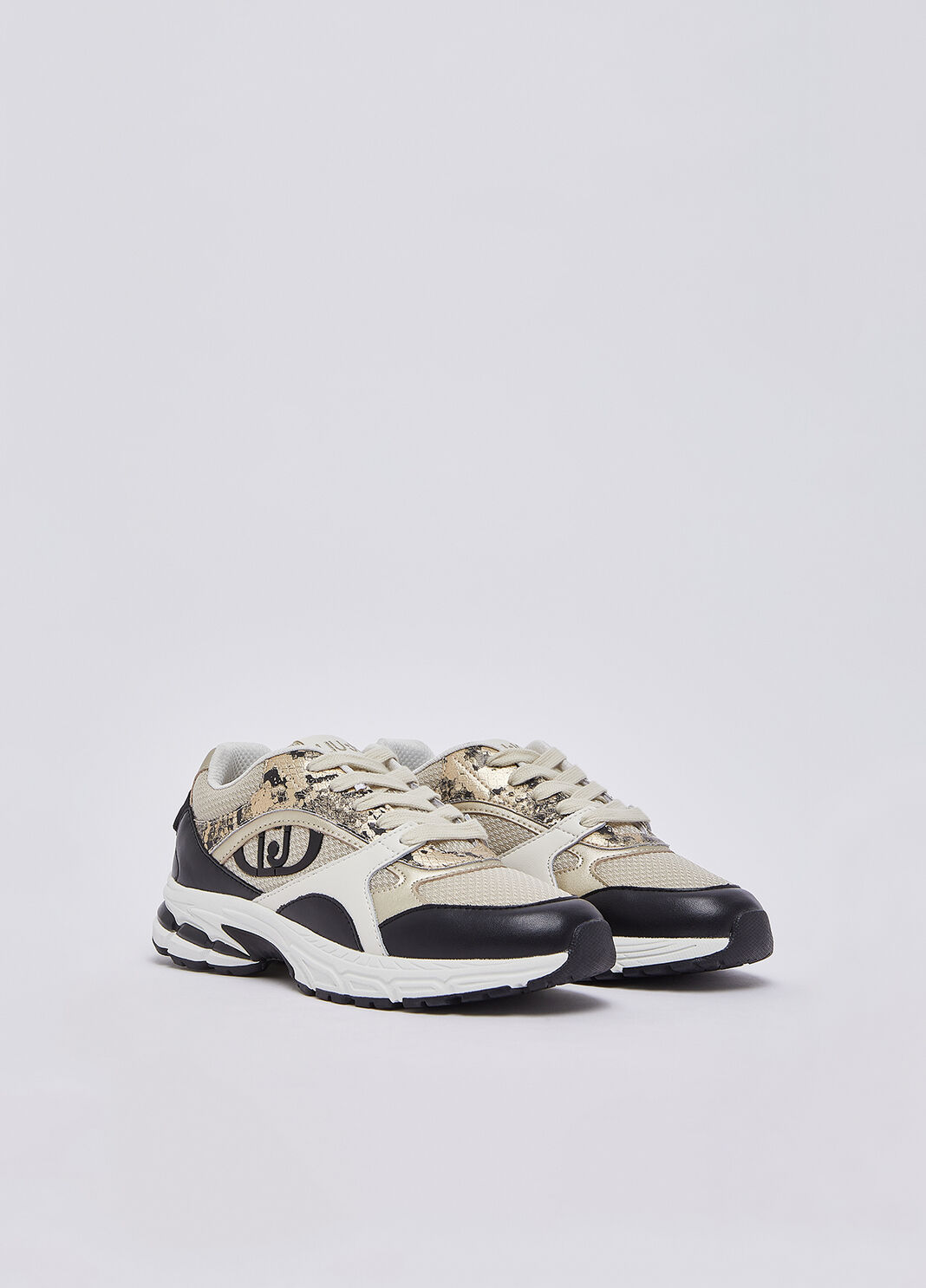 Sneakers im Python-Look Schwarz/Beige Liu Jo - large image number 1