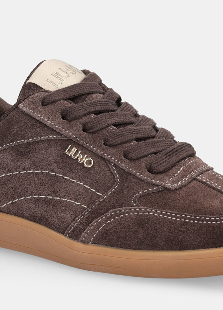 Suede sneakers ebony Liu Jo - large image number 6 Suede sneakers ebony Liu Jo - large image number 6