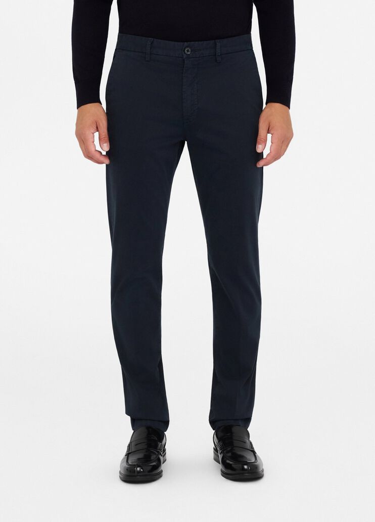 Satin chinos dark blue Liu Jo - medium