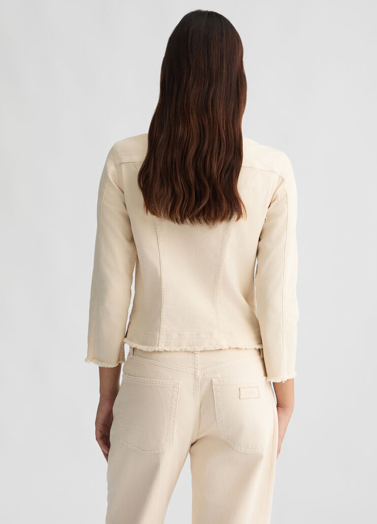 Beige jacket with rhinestones light beige Liu Jo - large image number 1 Beige jacket with rhinestones light beige Liu Jo - large image number 1