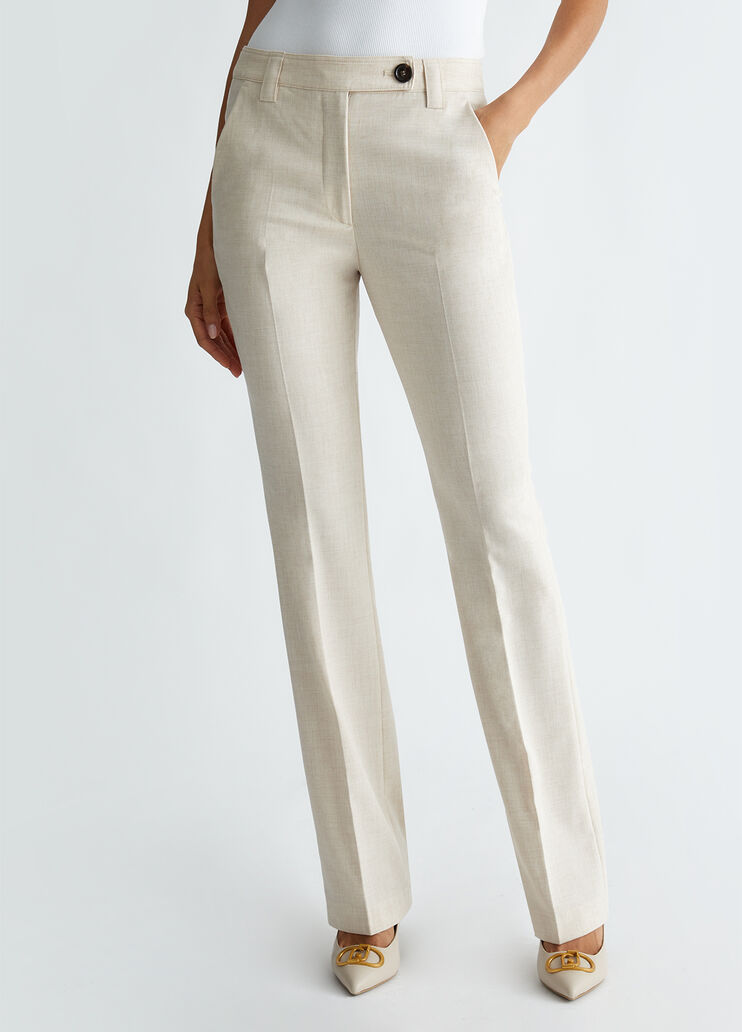 Anzughose im Flare-Schnitt grau Liu Jo - medium Anzughose im Flare-Schnitt grau Liu Jo - medium