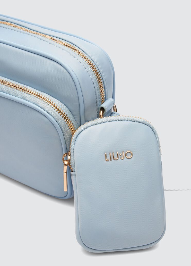 Nylon crossbody bag light blue Liu Jo - large image number 3 Nylon crossbody bag light blue Liu Jo - large image number 3