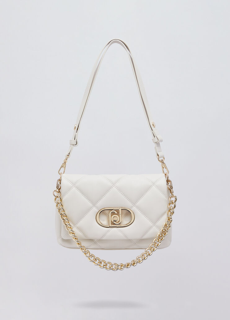 Medium quilted LaPuffy bag cream Liu Jo - medium