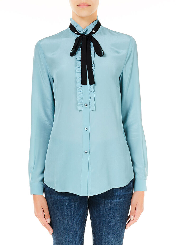 Silk shirt Light Blue Liu Jo - large image number 0 Silk shirt Light Blue Liu Jo - large image number 0