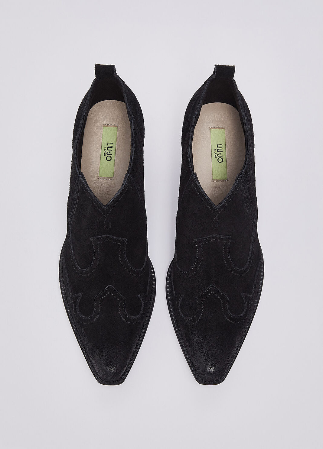 Stivaletti texani in suede nero Liu Jo - large image number 3