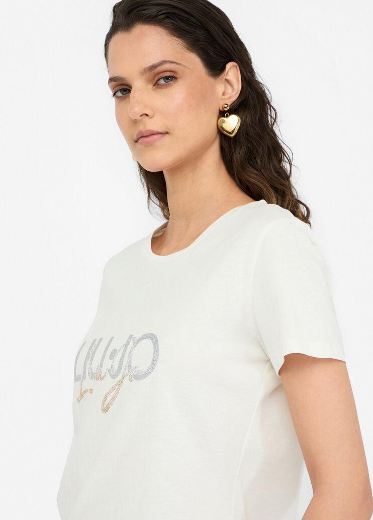 Camiseta Liu Jo Better blanco/logotipo Liu Jo - large image number 4 Camiseta Liu Jo Better blanco/logotipo Liu Jo - large image number 4