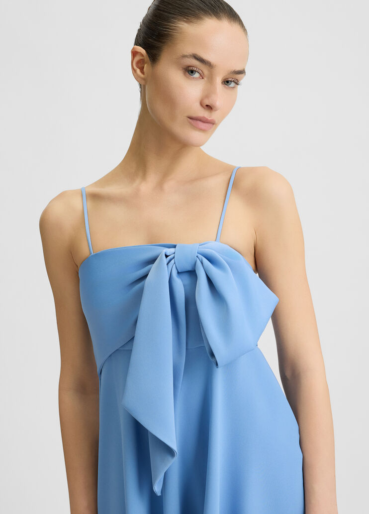Dress with bow light blue Liu Jo - medium Dress with bow light blue Liu Jo - medium