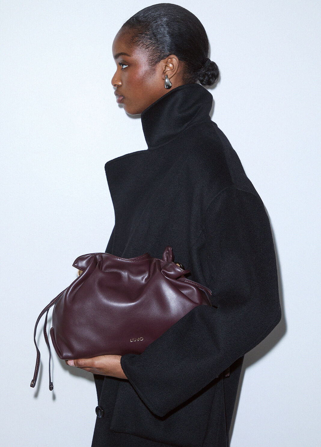 Medium Riccy Shoulder Bag aubergine Liu Jo - large image number 0