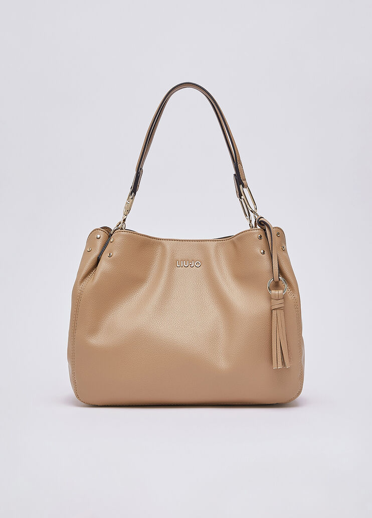 Borsa a spalla media cammello Liu Jo - medium