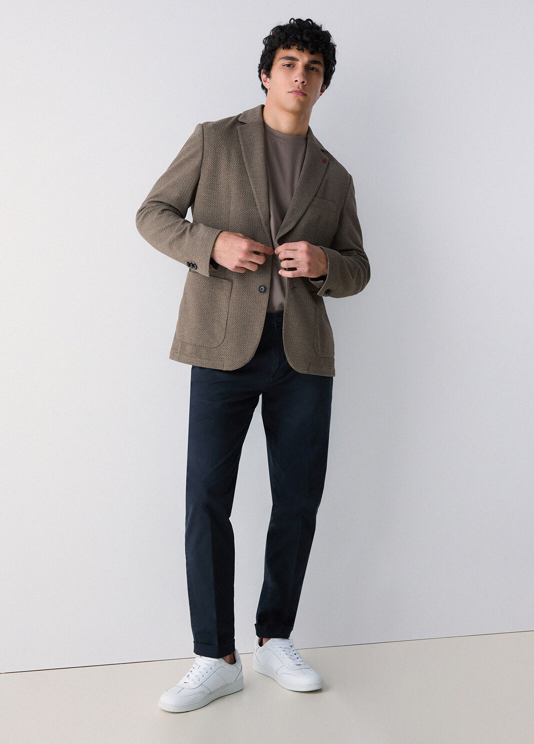 Chinos with turn-ups dark blue Liu Jo - large image number 2