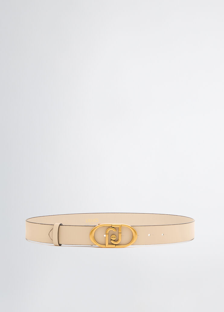 LaPuffy leather belt cream Liu Jo - large image number 0 LaPuffy leather belt cream Liu Jo - large image number 0