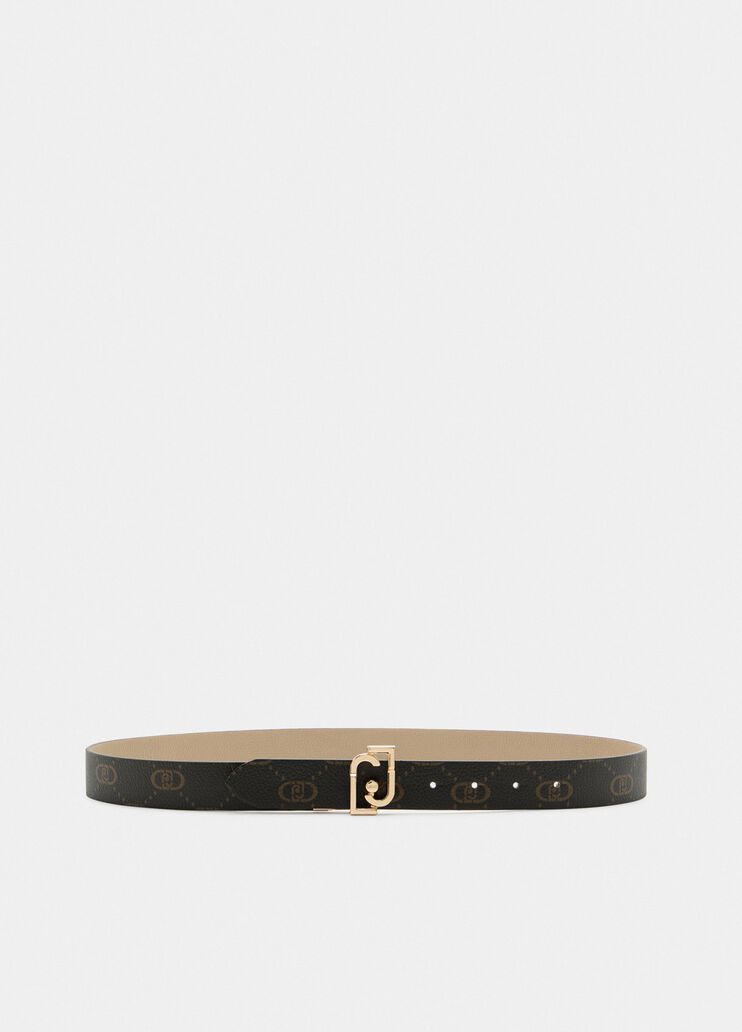 Reversible belt with logo beige Liu Jo - medium