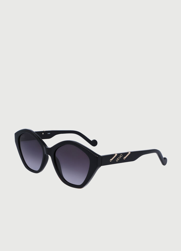 Sunglasses with jewel chains black Liu Jo - large image number 1 Sunglasses with jewel chains black Liu Jo - large image number 1