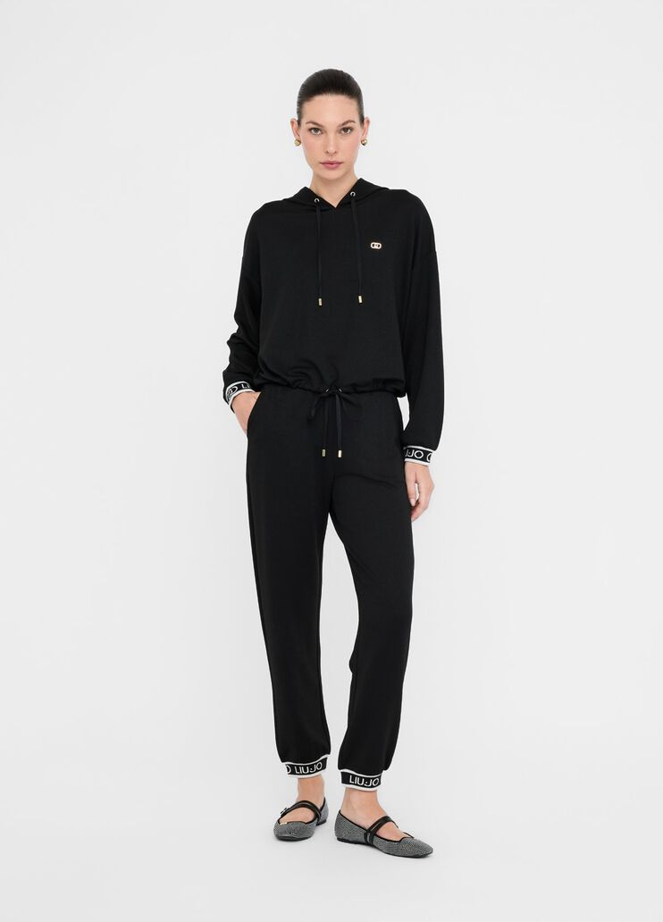 Lurex® joggers black Liu Jo - medium Lurex® joggers black Liu Jo - medium