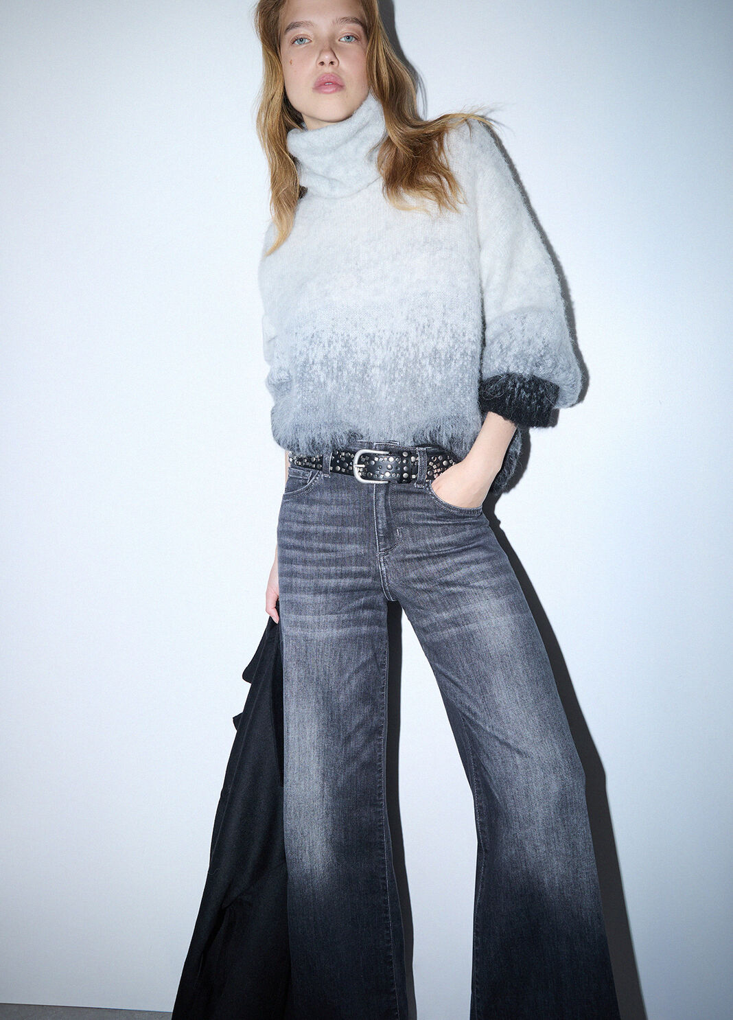 Jeans flare denim nero Liu Jo - large image number 3