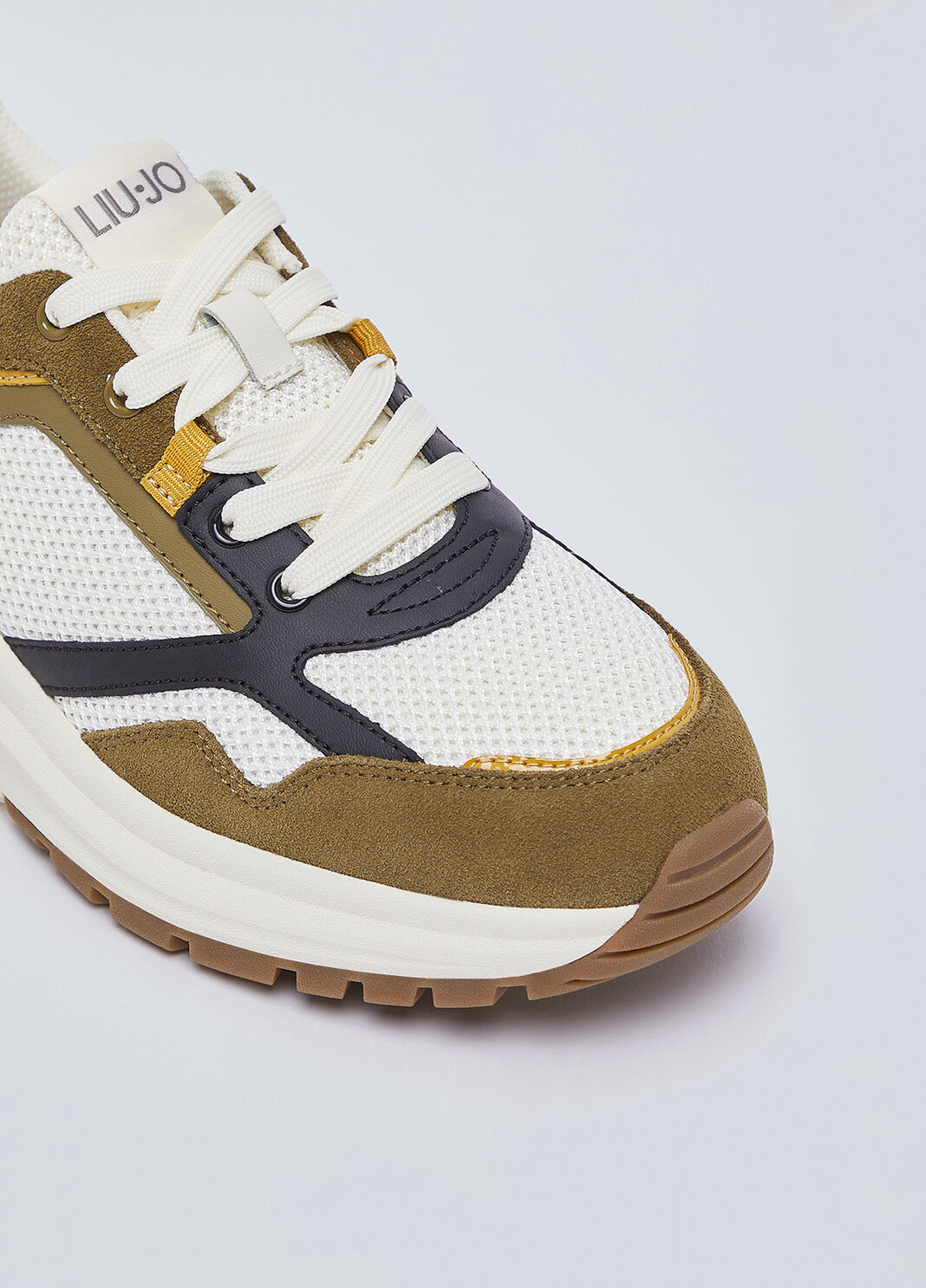 Herren-Sneaker aus Veloursleder und Mesh braun Liu Jo - large image number 4