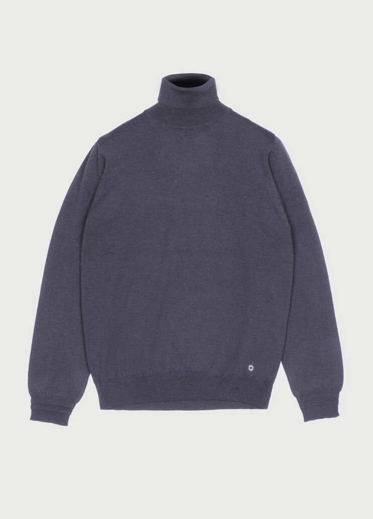 Stone wash effect turtleneck Coal Liu Jo - large image number 0