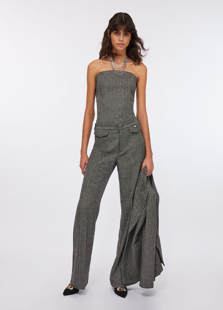 Top spinato grigio spinato Liu Jo - large image number 5