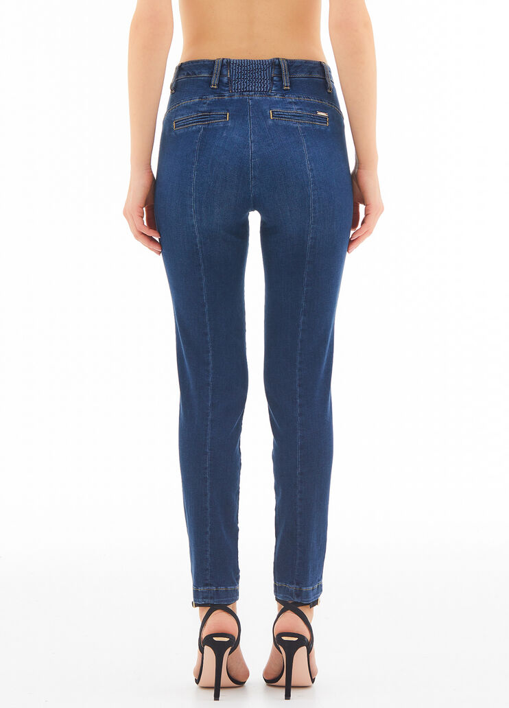 Skinny high-rise jeans with zip blue denim Liu Jo - large image number 1 Skinny high-rise jeans with zip blue denim Liu Jo - large image number 1